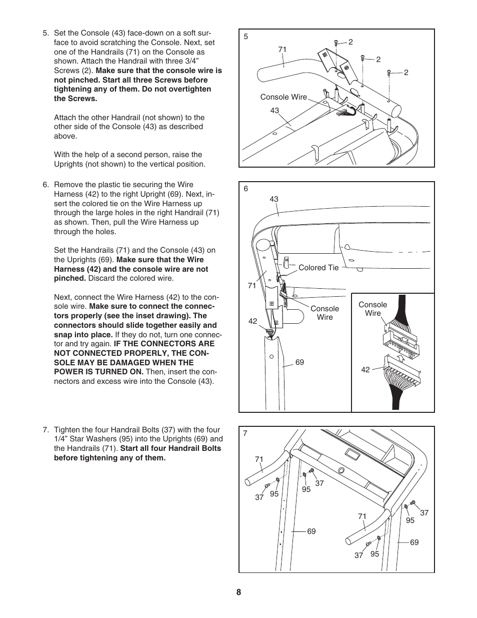 ProForm CROSSWALK 831.24633.0 User Manual | Page 8 / 28