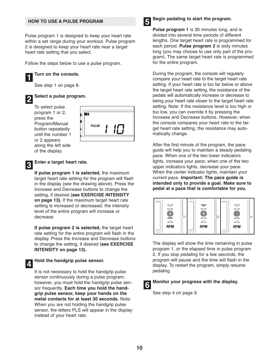 ProForm PFEX1995.0 User Manual | Page 10 / 16