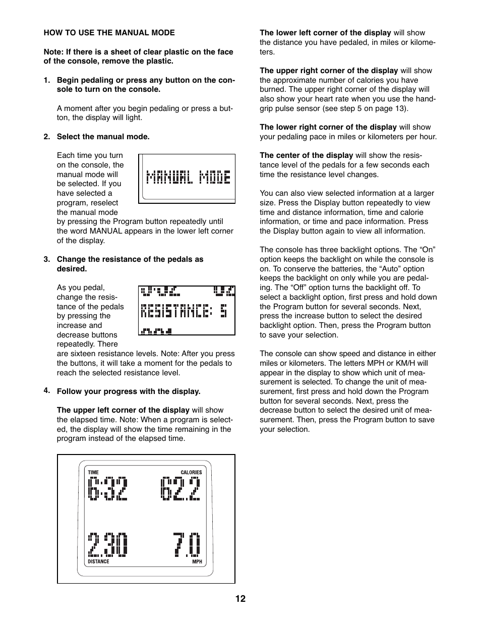 ProForm PFEX74207.1 User Manual | Page 12 / 24