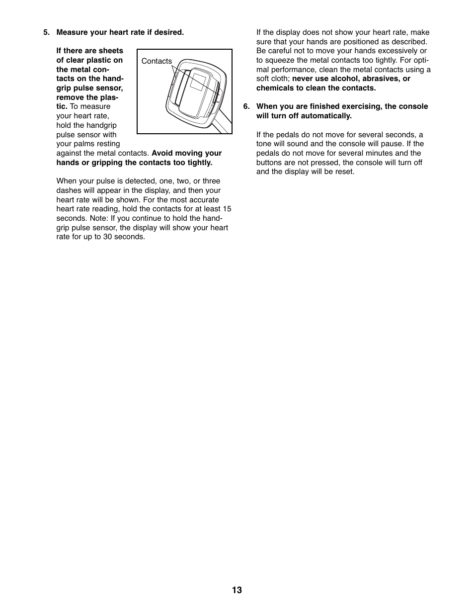 ProForm PFEX74207.1 User Manual | Page 13 / 24