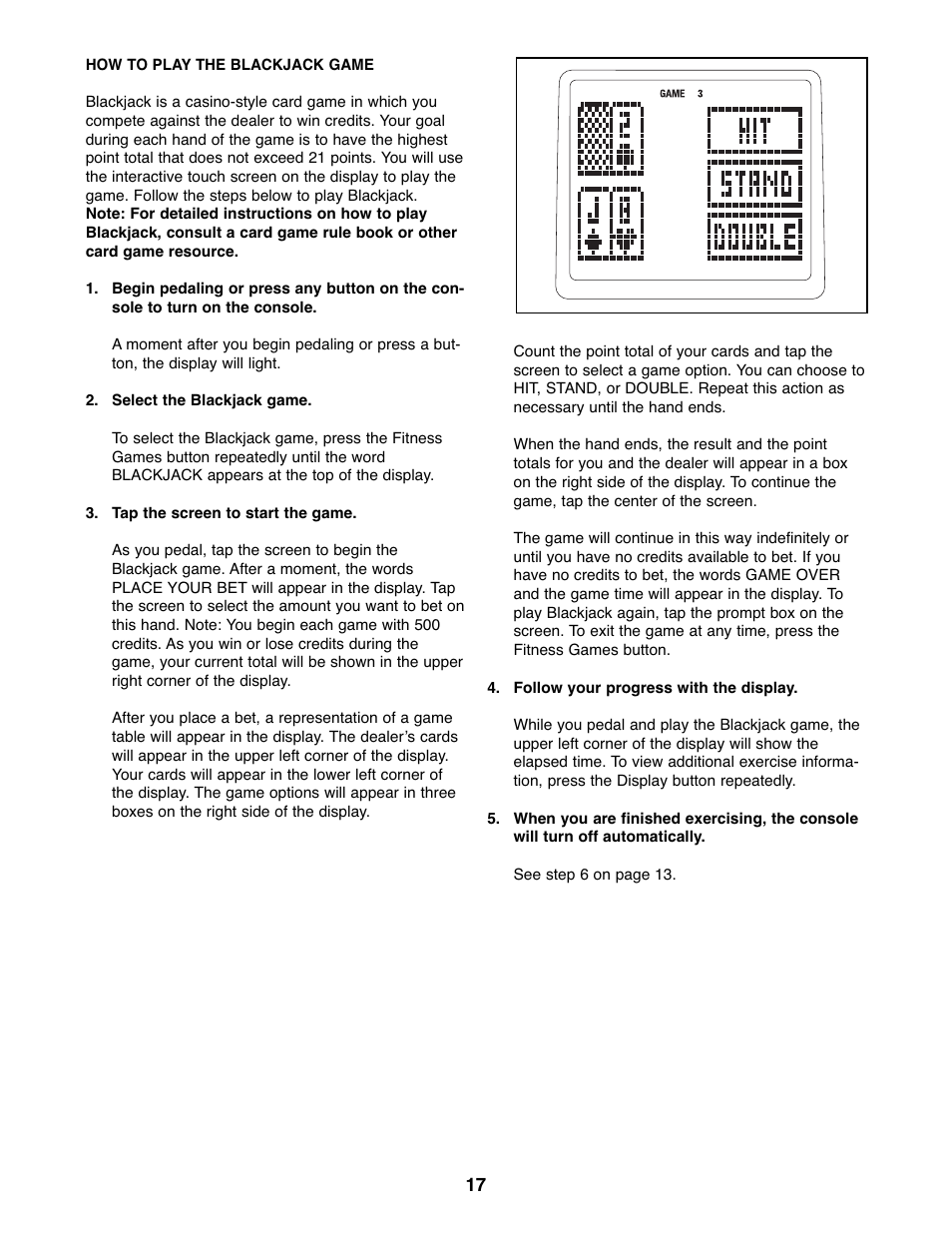 ProForm PFEX74207.1 User Manual | Page 17 / 24