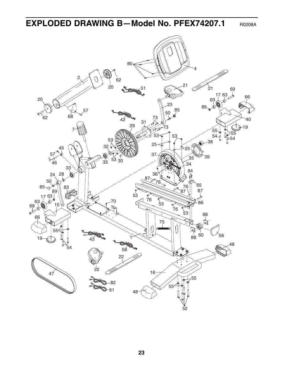ProForm PFEX74207.1 User Manual | Page 23 / 24