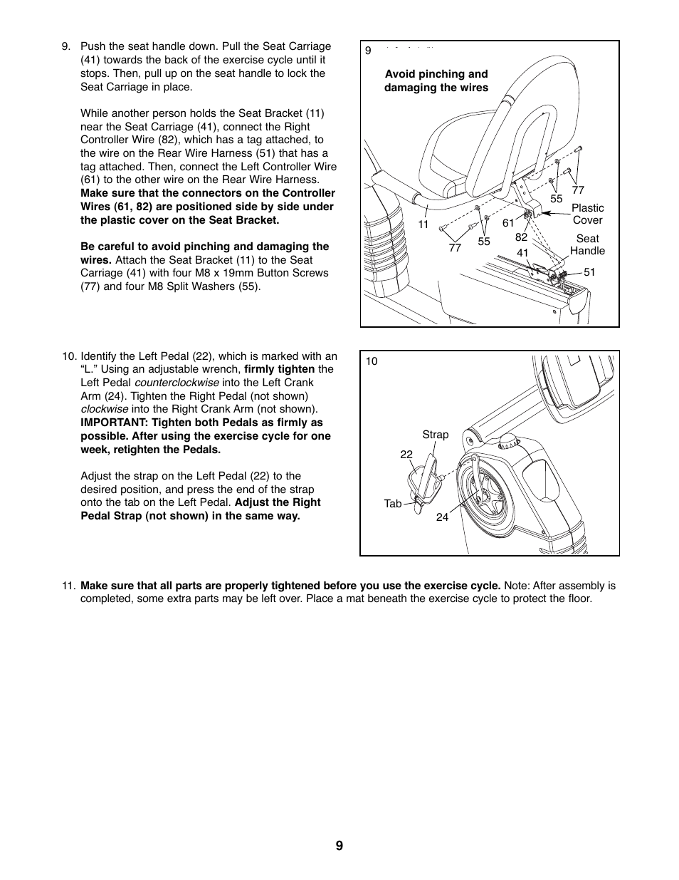 ProForm PFEX74207.1 User Manual | Page 9 / 24