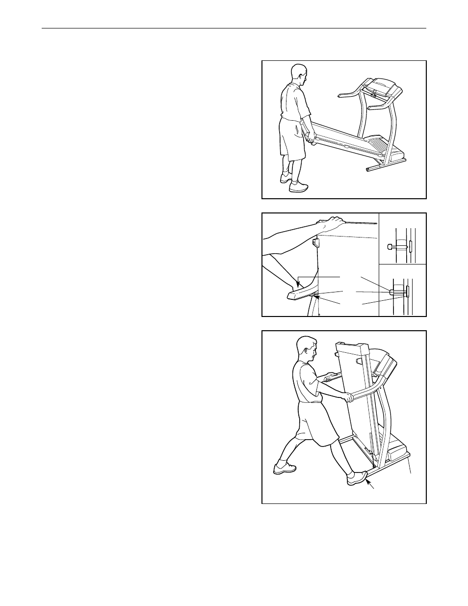 How to fold and move the treadmill | ProForm 860 LS User Manual | Page 20 / 30