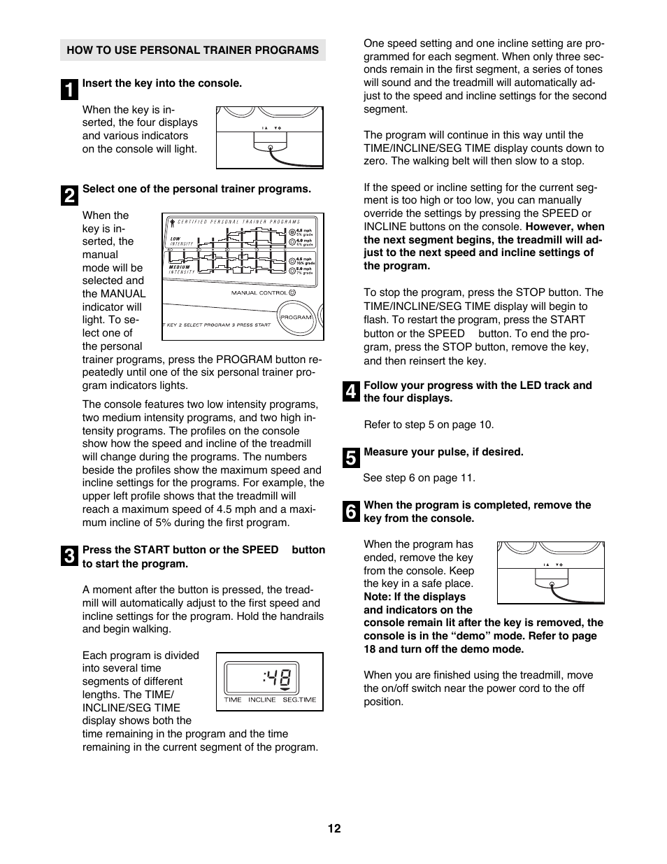 ProForm 830QT User Manual | Page 12 / 26