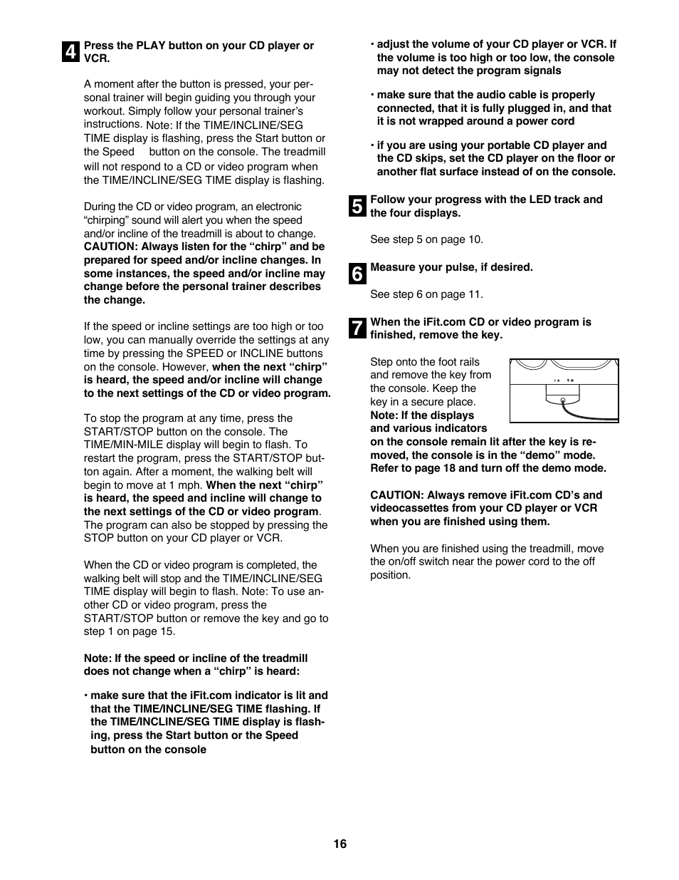 ProForm 830QT User Manual | Page 16 / 26