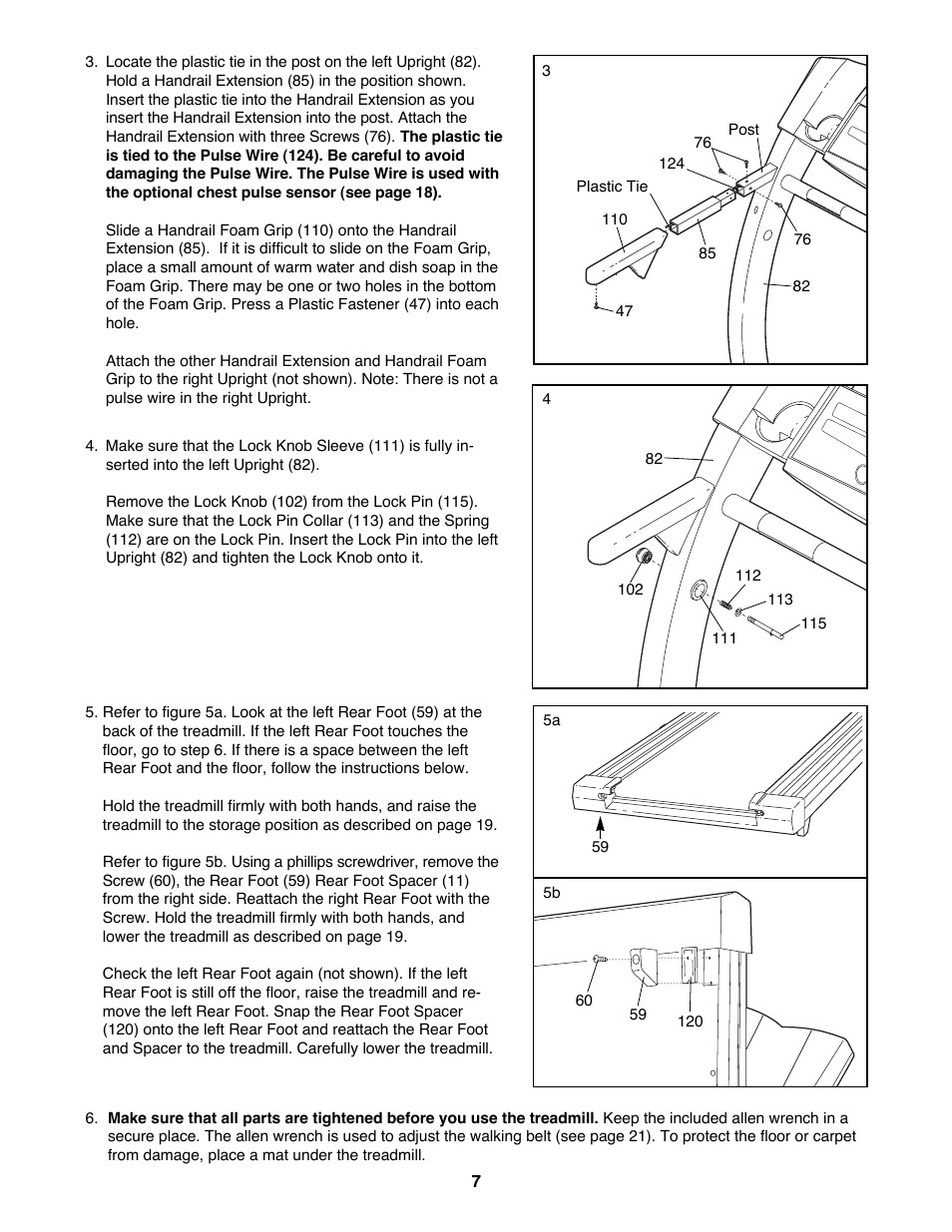 ProForm 830QT User Manual | Page 7 / 26