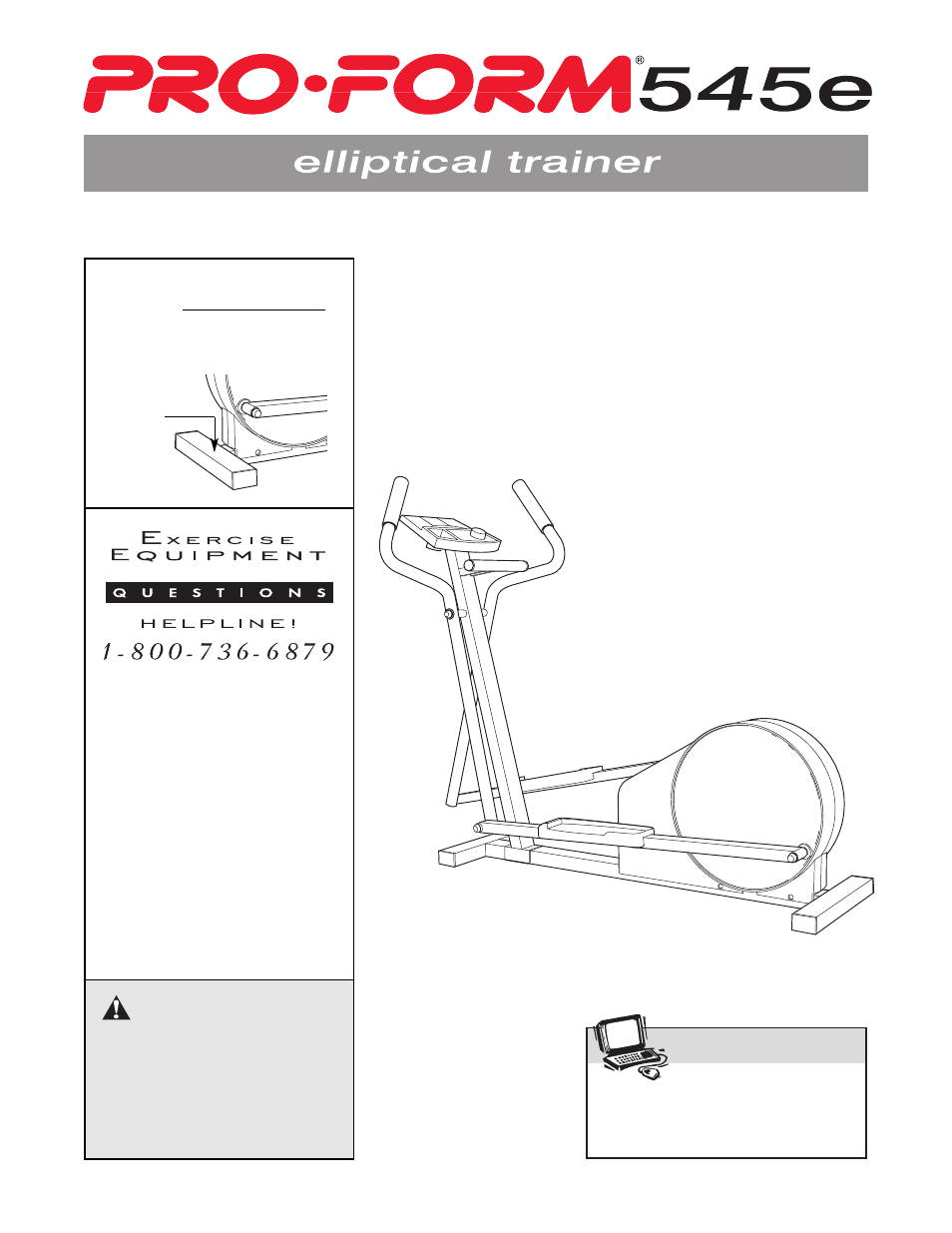 ProForm 545e User Manual | 16 pages