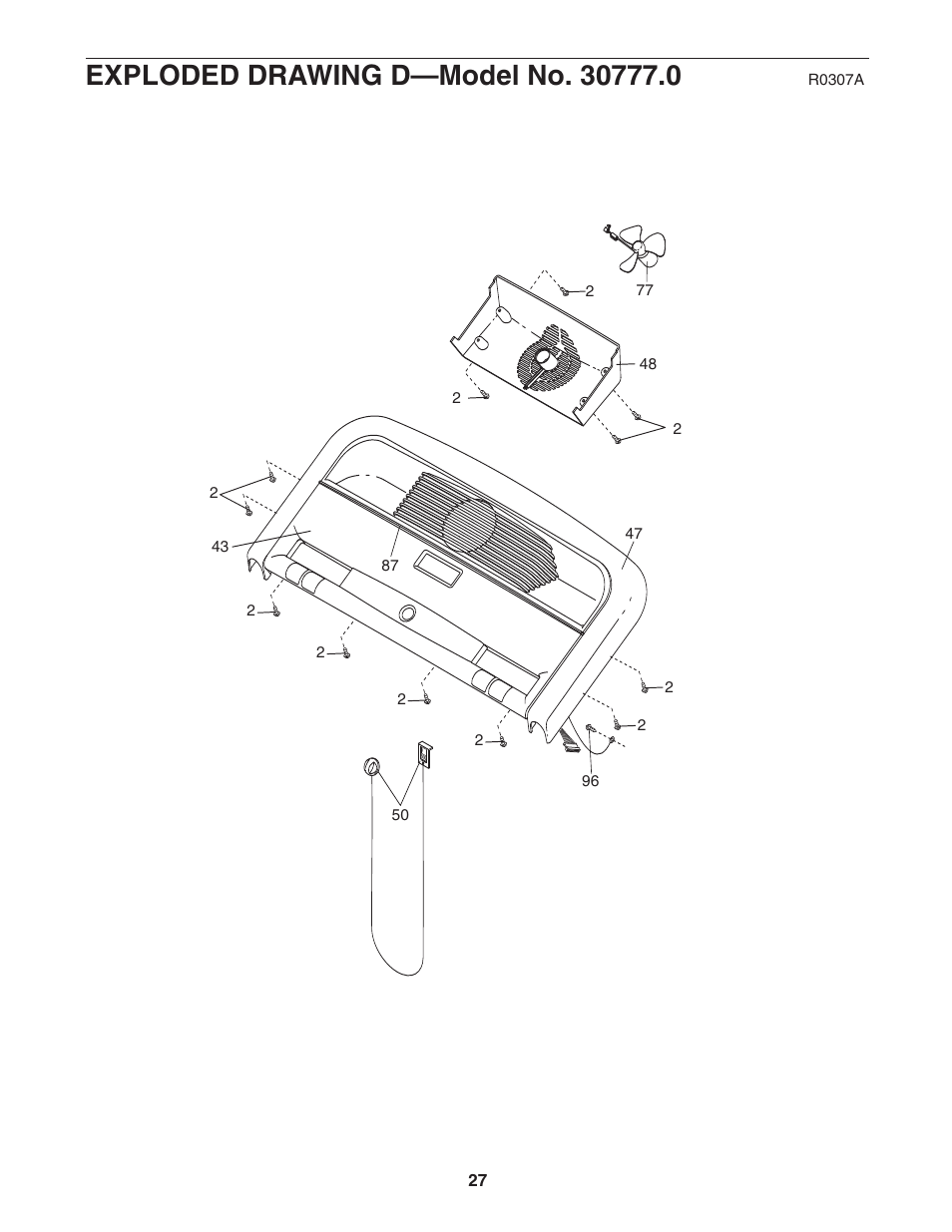 ProForm 30777.0 User Manual | Page 27 / 28