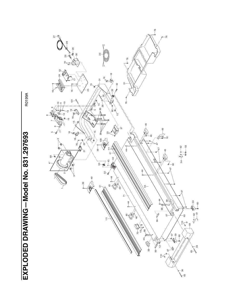 R0199a | ProForm 831.297693 User Manual | Page 16 / 18