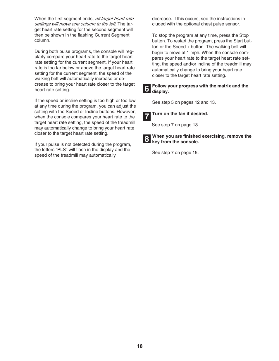 ProForm PFTL99106.0 User Manual | Page 18 / 32