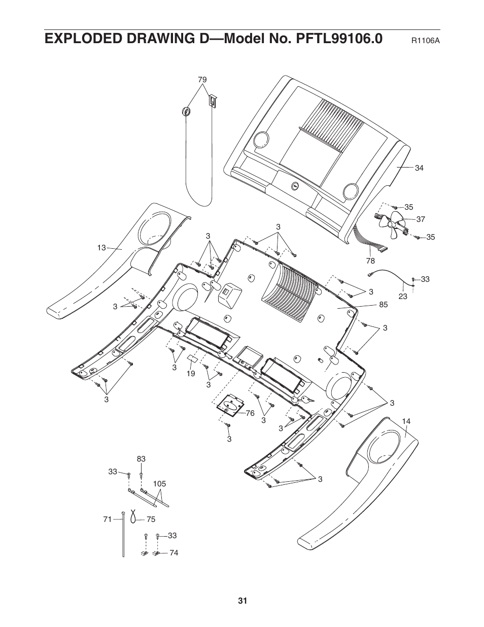 ProForm PFTL99106.0 User Manual | Page 31 / 32