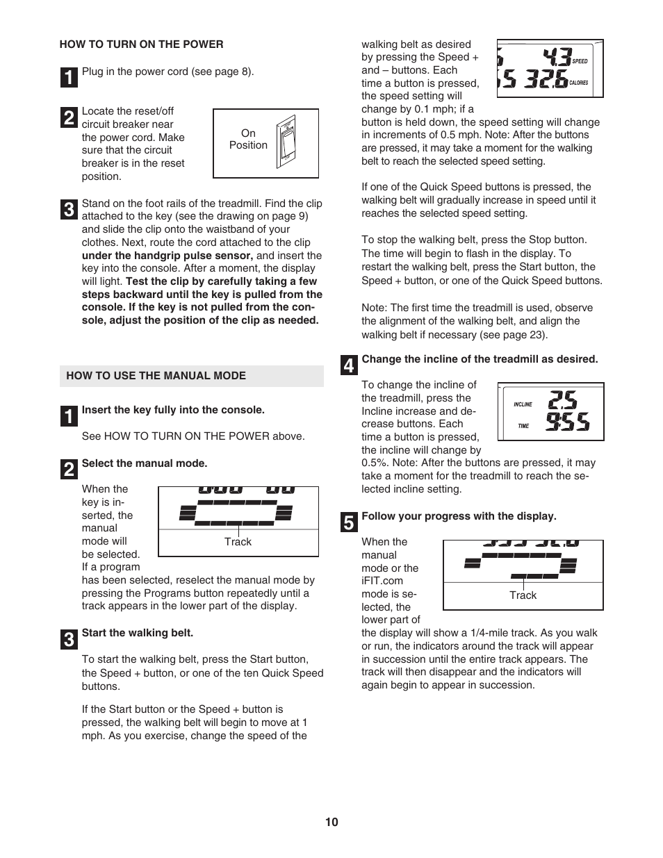 ProForm XP 542s 831.295050 User Manual | Page 10 / 30