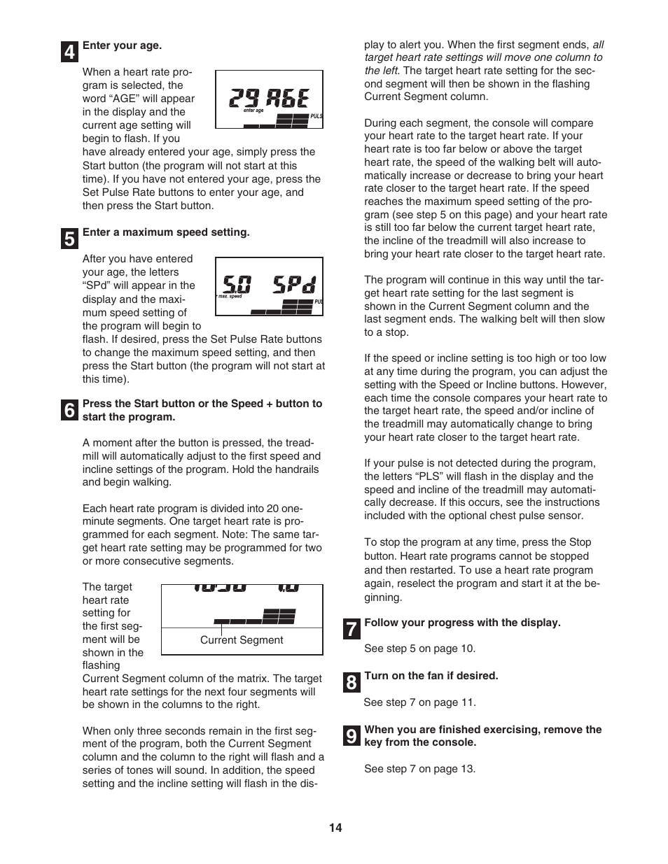 ProForm XP 542s 831.295050 User Manual | Page 14 / 30