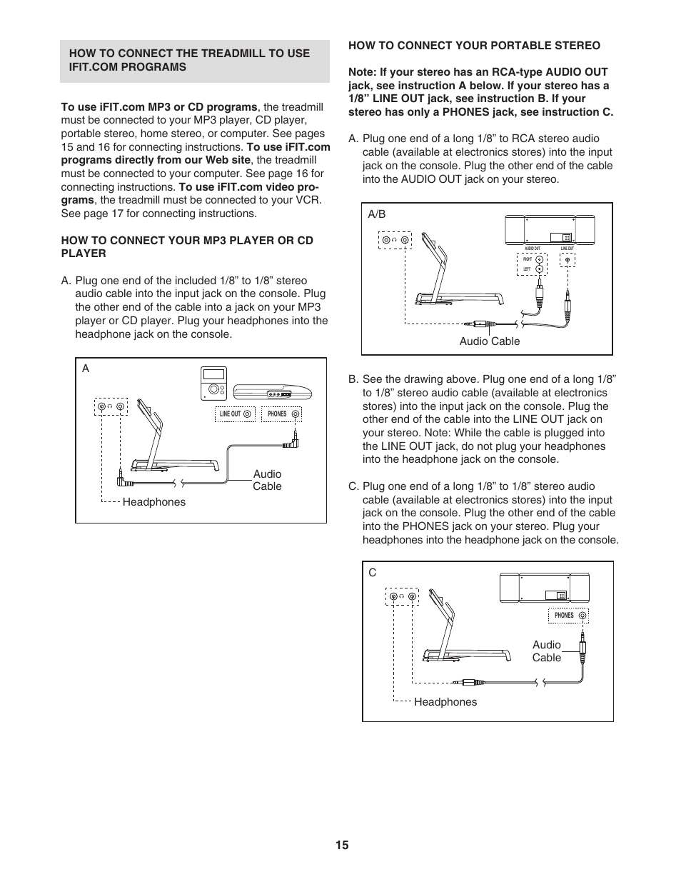 ProForm XP 542s 831.295050 User Manual | Page 15 / 30