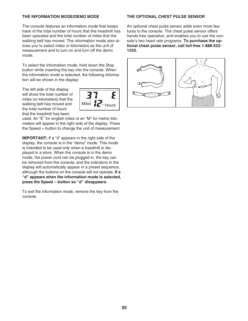 ProForm XP 542s 831.295050 User Manual | Page 20 / 30