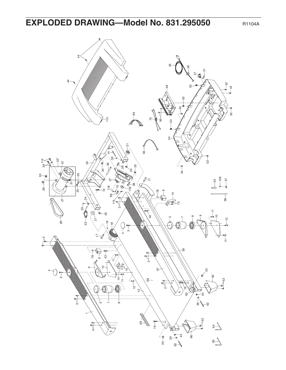 R1104a | ProForm XP 542s 831.295050 User Manual | Page 28 / 30