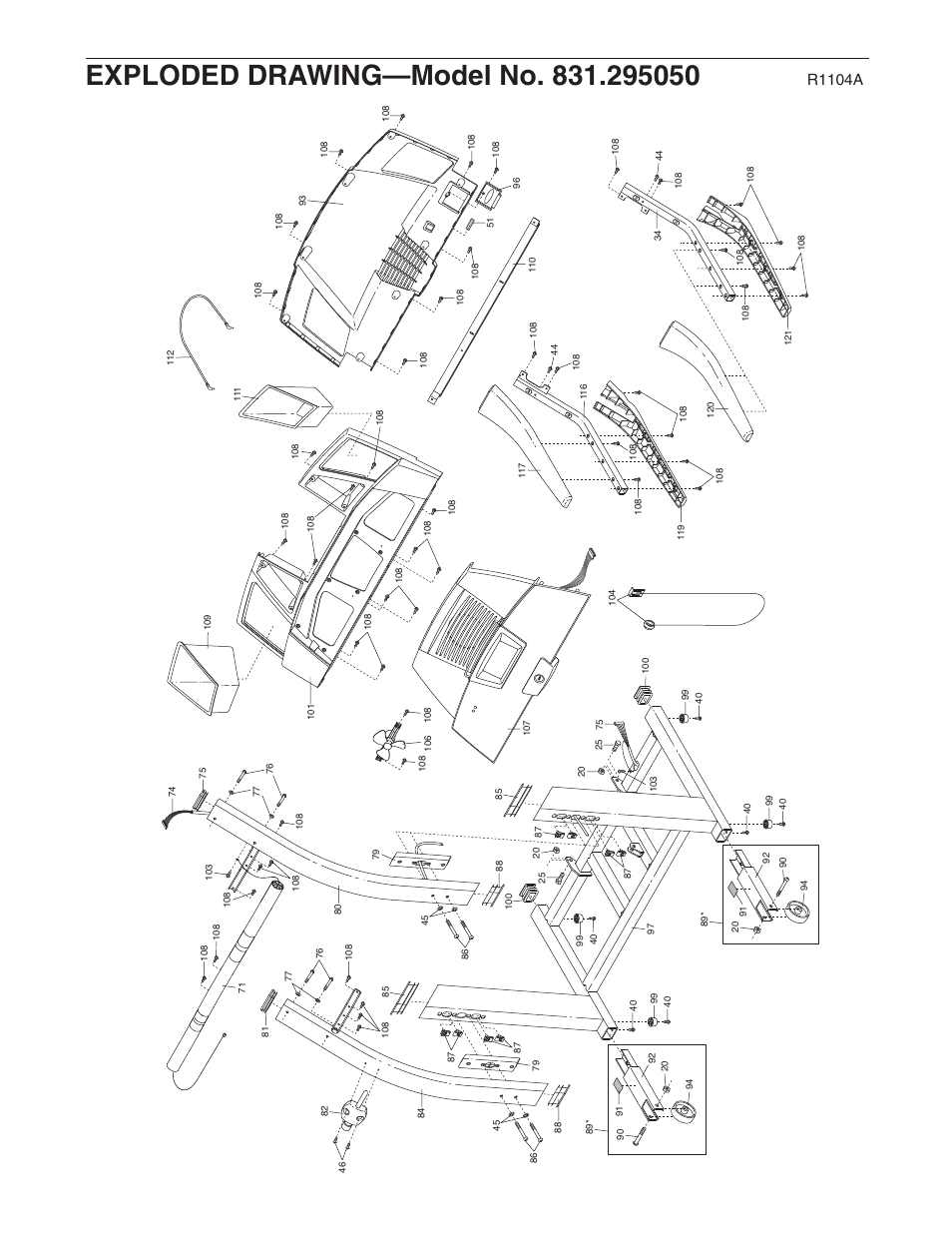 R1104a | ProForm XP 542s 831.295050 User Manual | Page 29 / 30