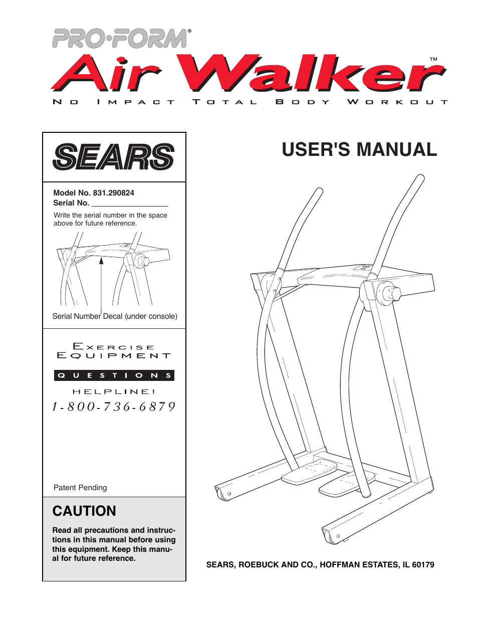 ProForm 831.290824 User Manual | 12 pages