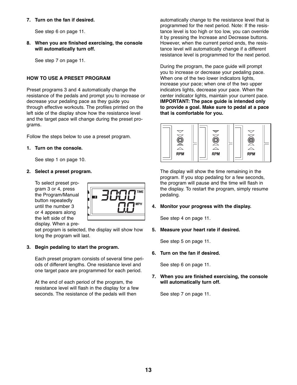 ProForm GR 80 PFEX1995.1 User Manual | Page 13 / 20