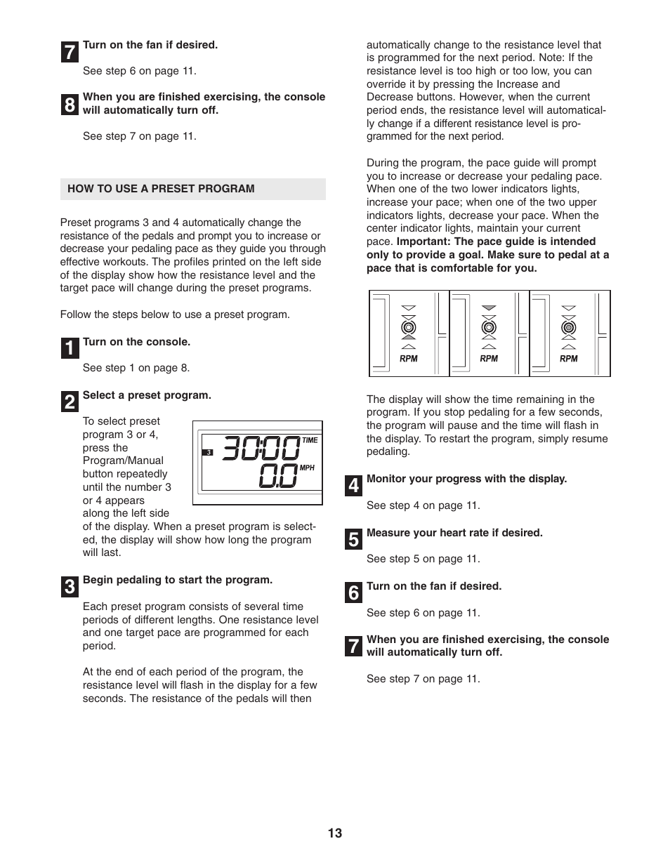 ProForm GR 75 PFEX1495.0 User Manual | Page 13 / 20