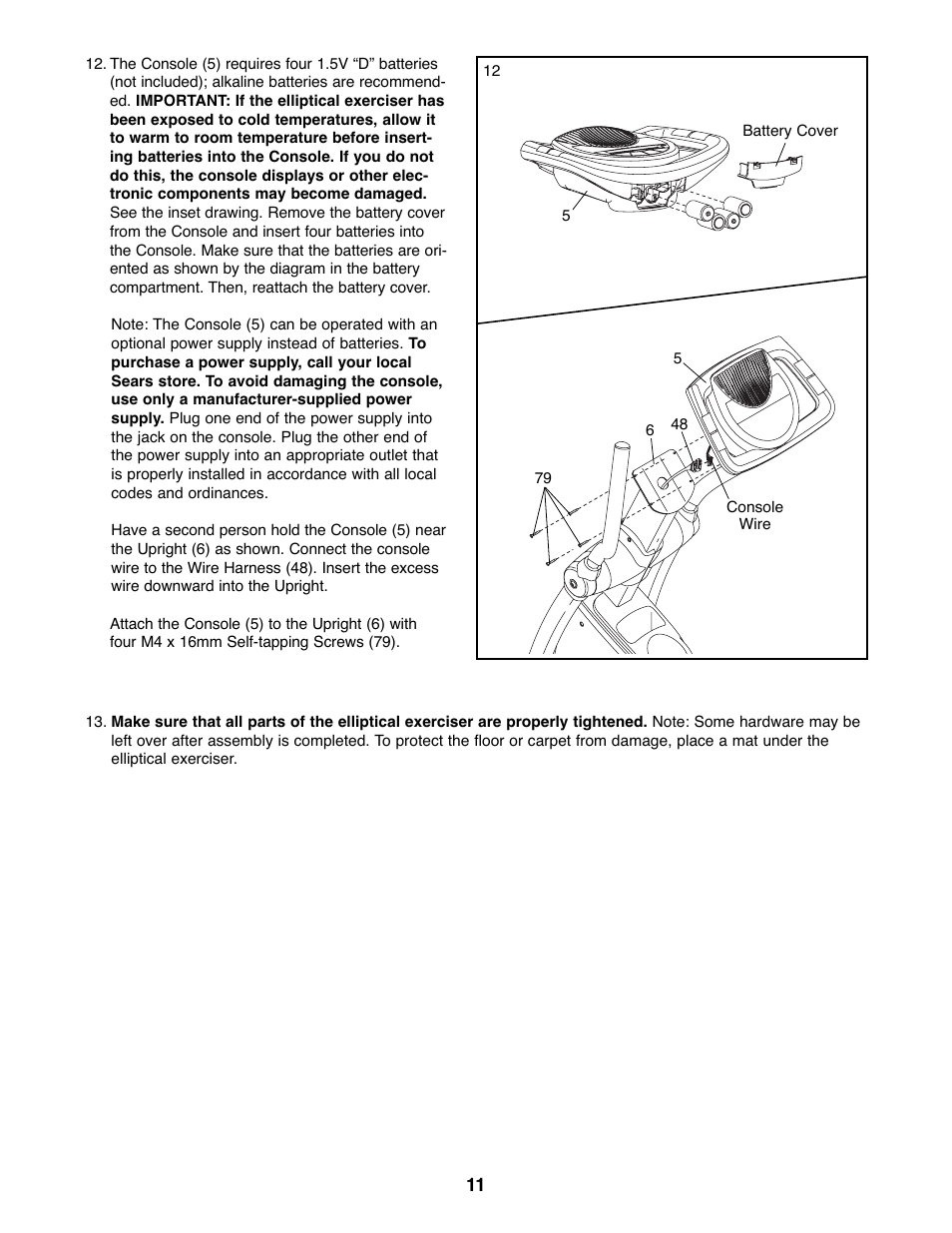 ProForm XP 160 831.28645.1 User Manual | Page 11 / 28