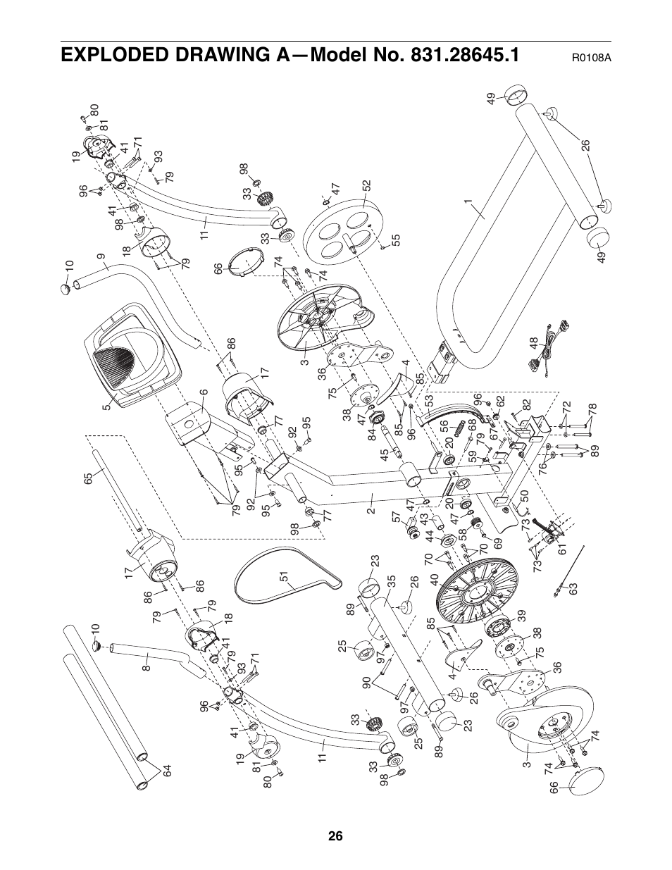 ProForm XP 160 831.28645.1 User Manual | Page 26 / 28