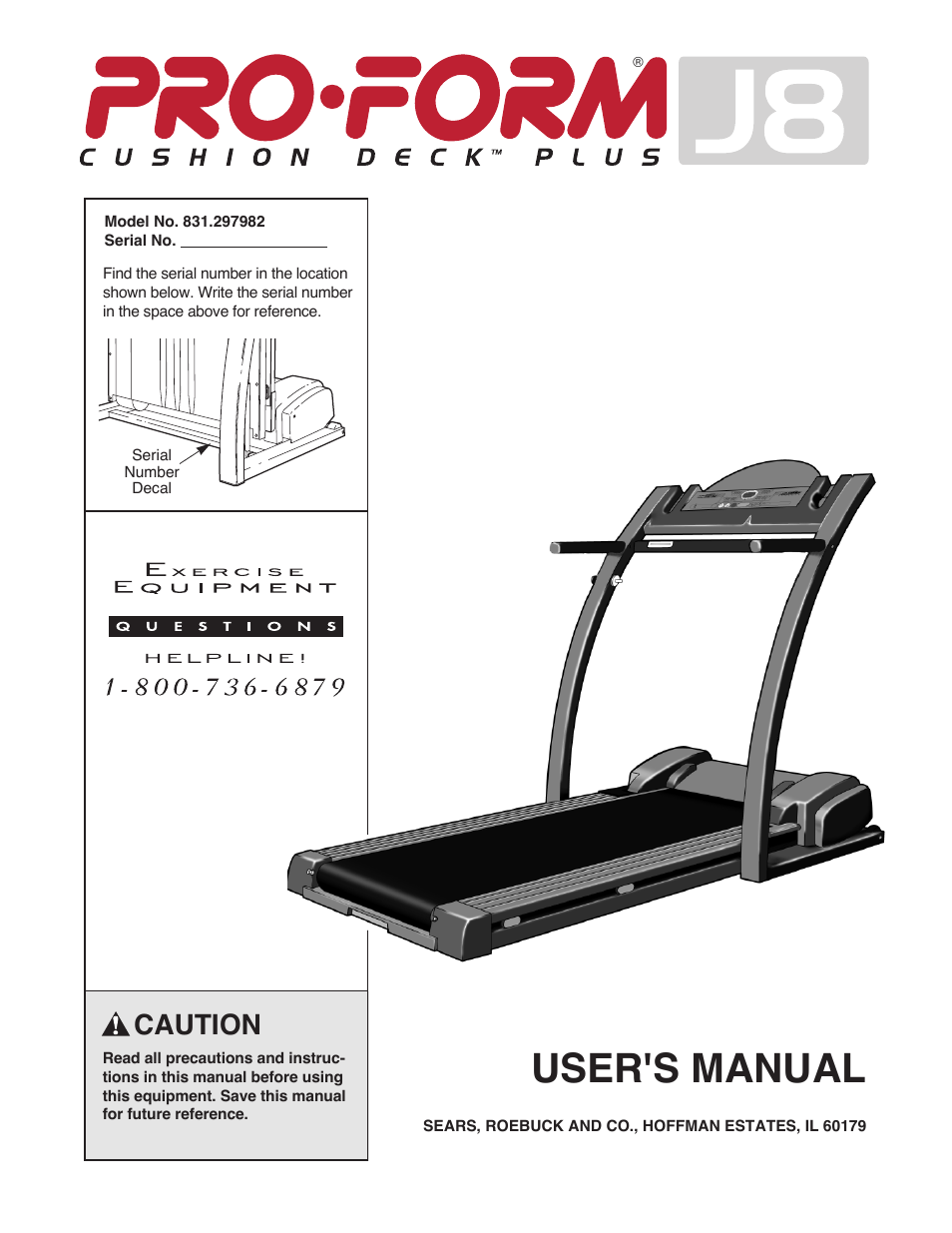 ProForm 831.297982 User Manual | 22 pages