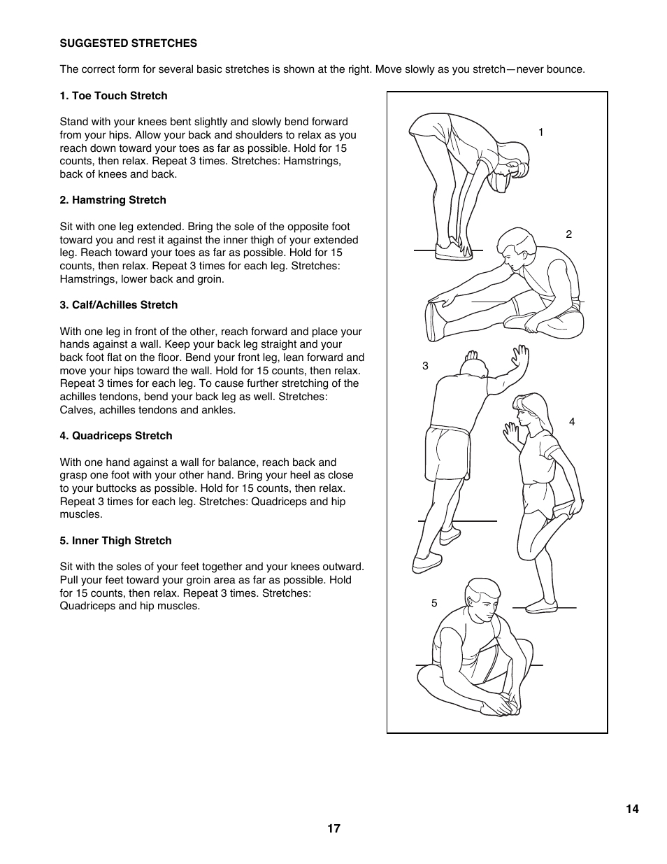 ProForm 831.297982 User Manual | Page 17 / 22