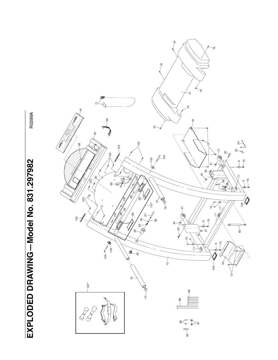 R0399a | ProForm 831.297982 User Manual | Page 21 / 22