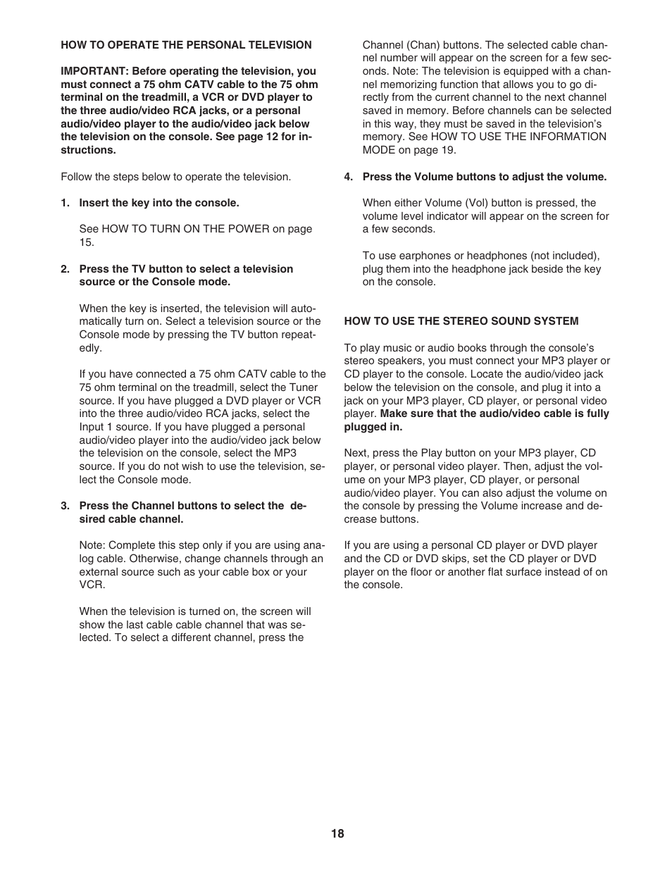 ProForm PFTL99806.4 User Manual | Page 18 / 30