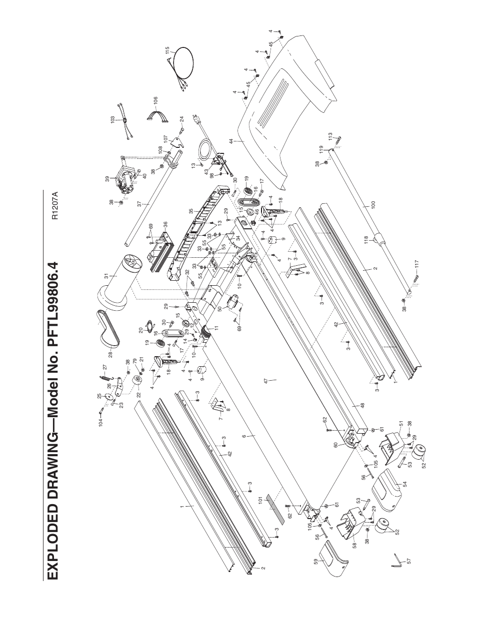 R1 2 0 7 a | ProForm PFTL99806.4 User Manual | Page 28 / 30