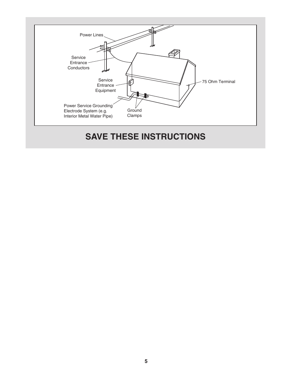 Save these instructions | ProForm PFTL99806.4 User Manual | Page 5 / 30