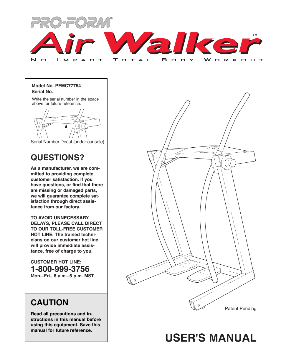 ProForm PFMC77754 User Manual | 12 pages