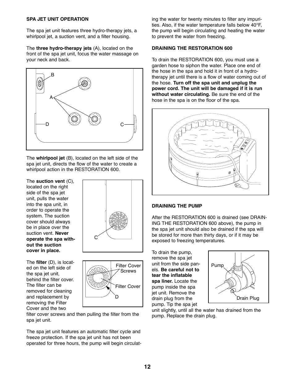 ProForm PFHS60070 User Manual | Page 12 / 17