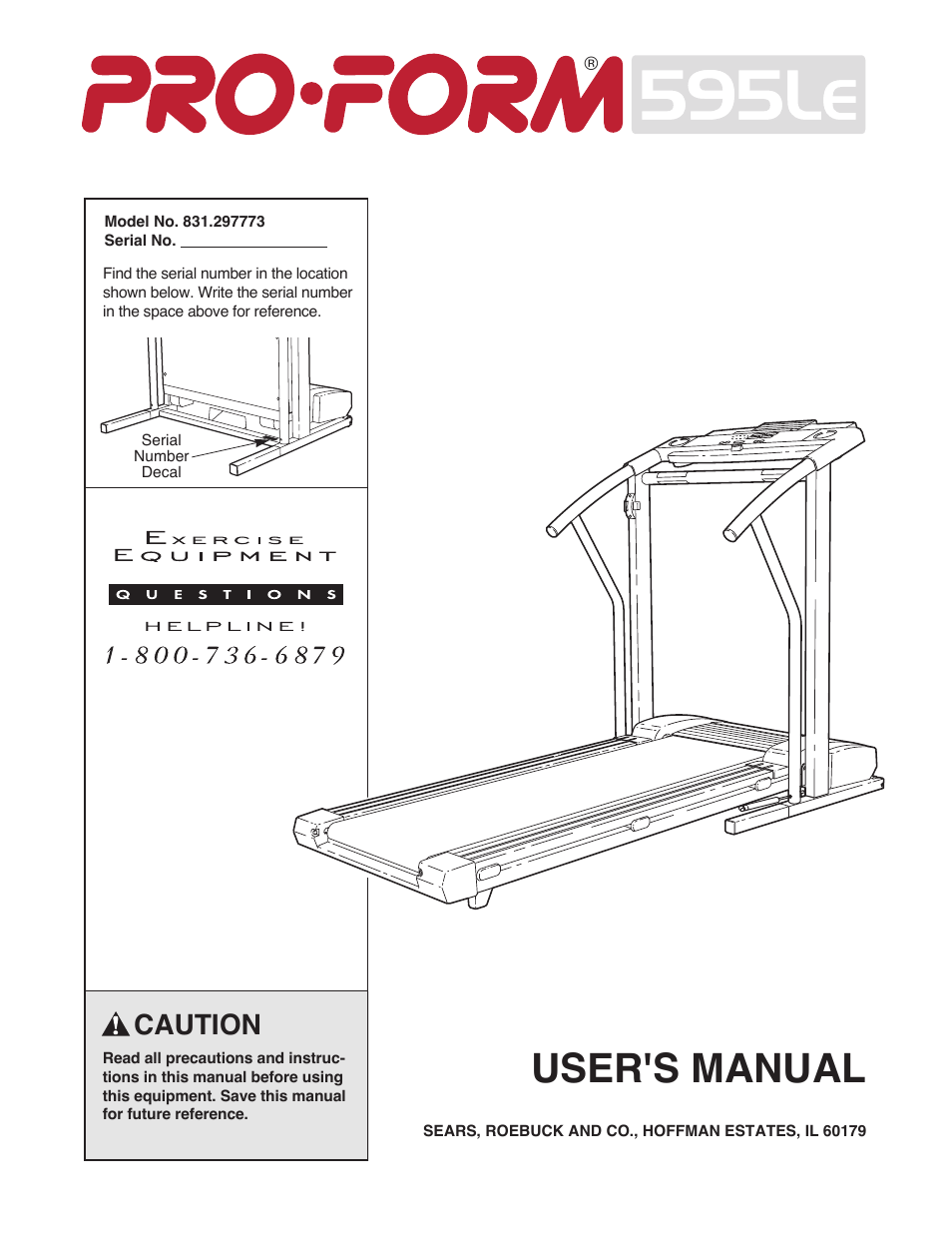 ProForm 831.297773 User Manual | 18 pages