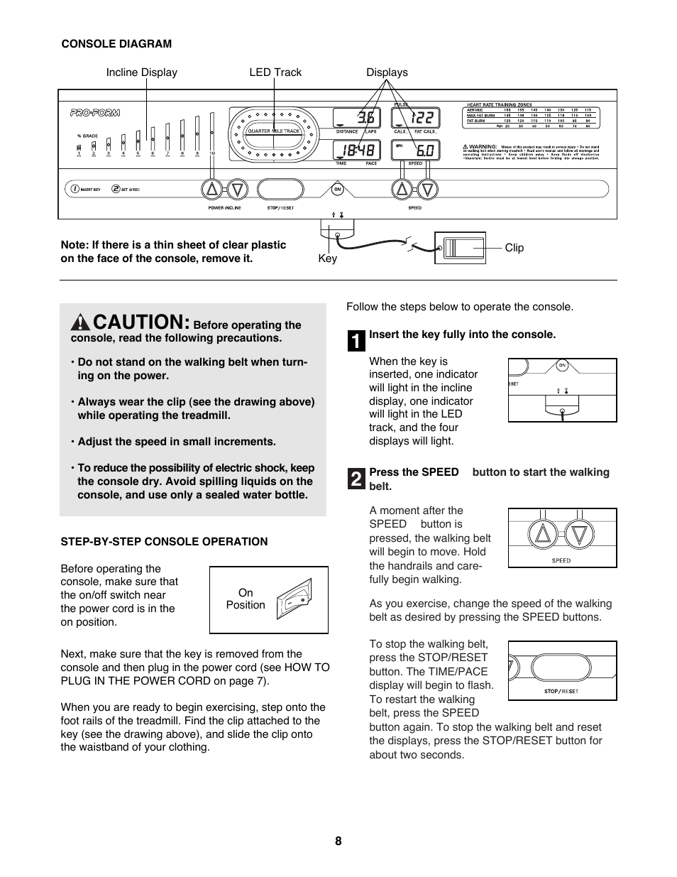 21 caution | ProForm 831.297773 User Manual | Page 8 / 18