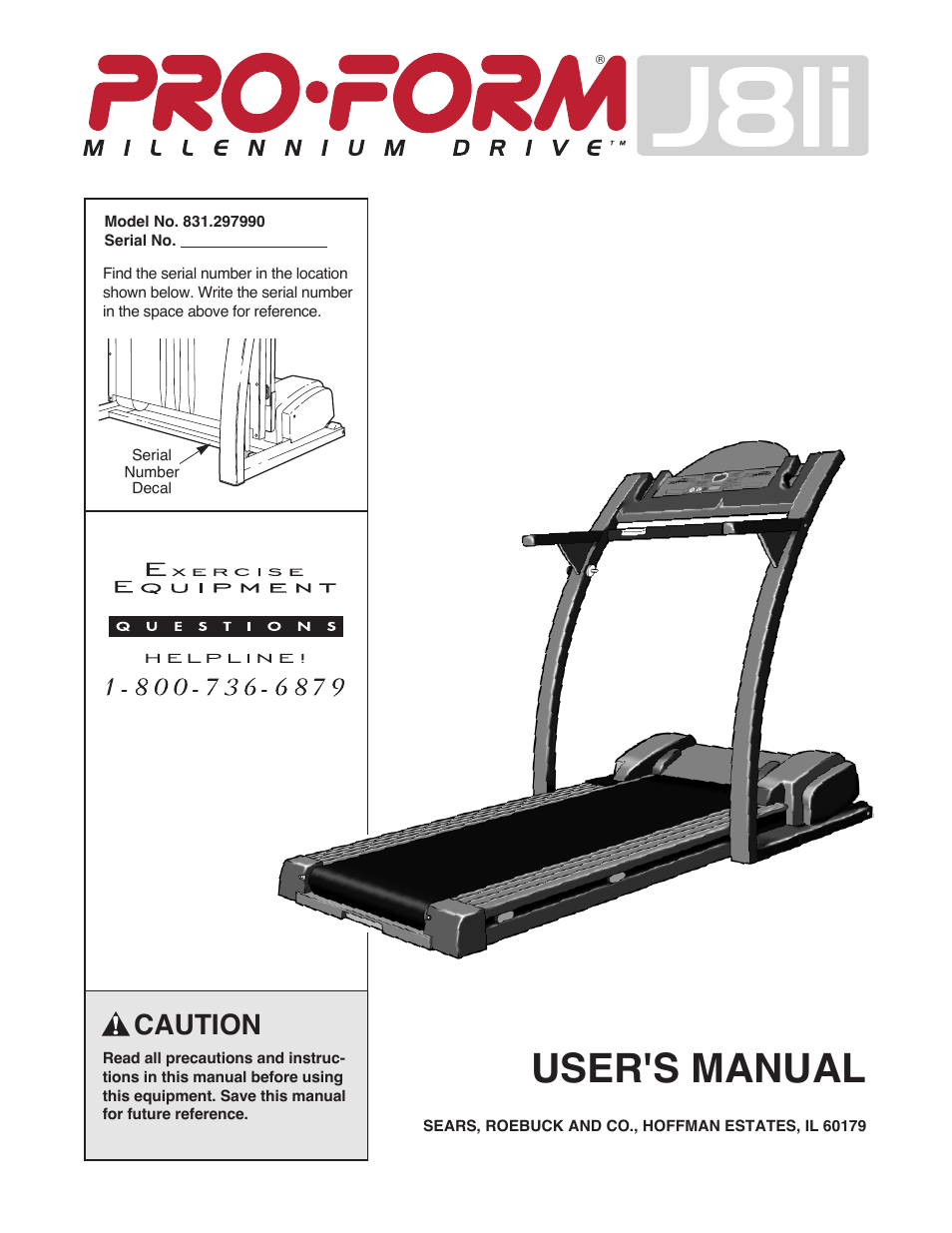 ProForm 831.297990 User Manual | 25 pages