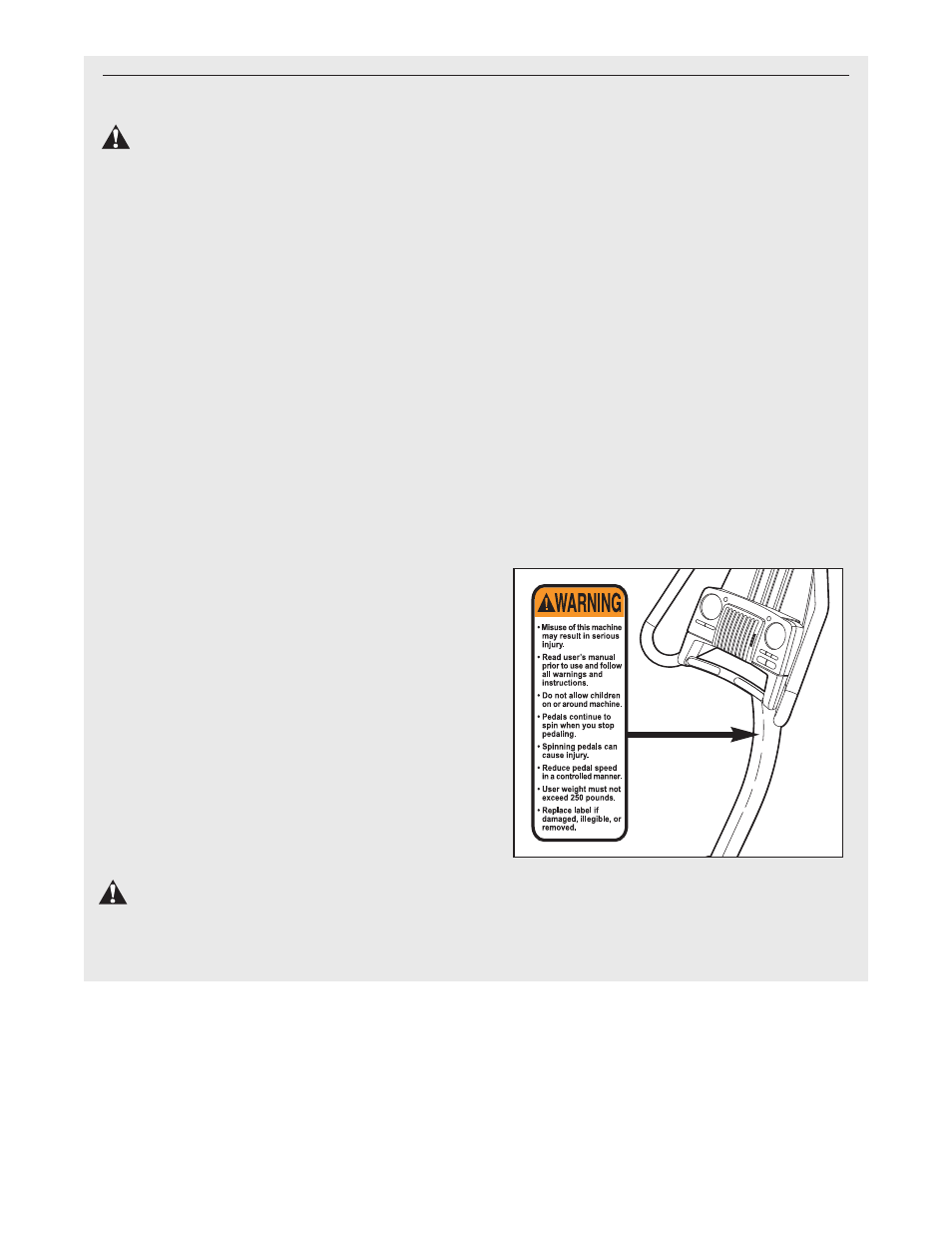 Warning, Important precautions warning | ProForm 831.215010 User Manual | Page 3 / 24