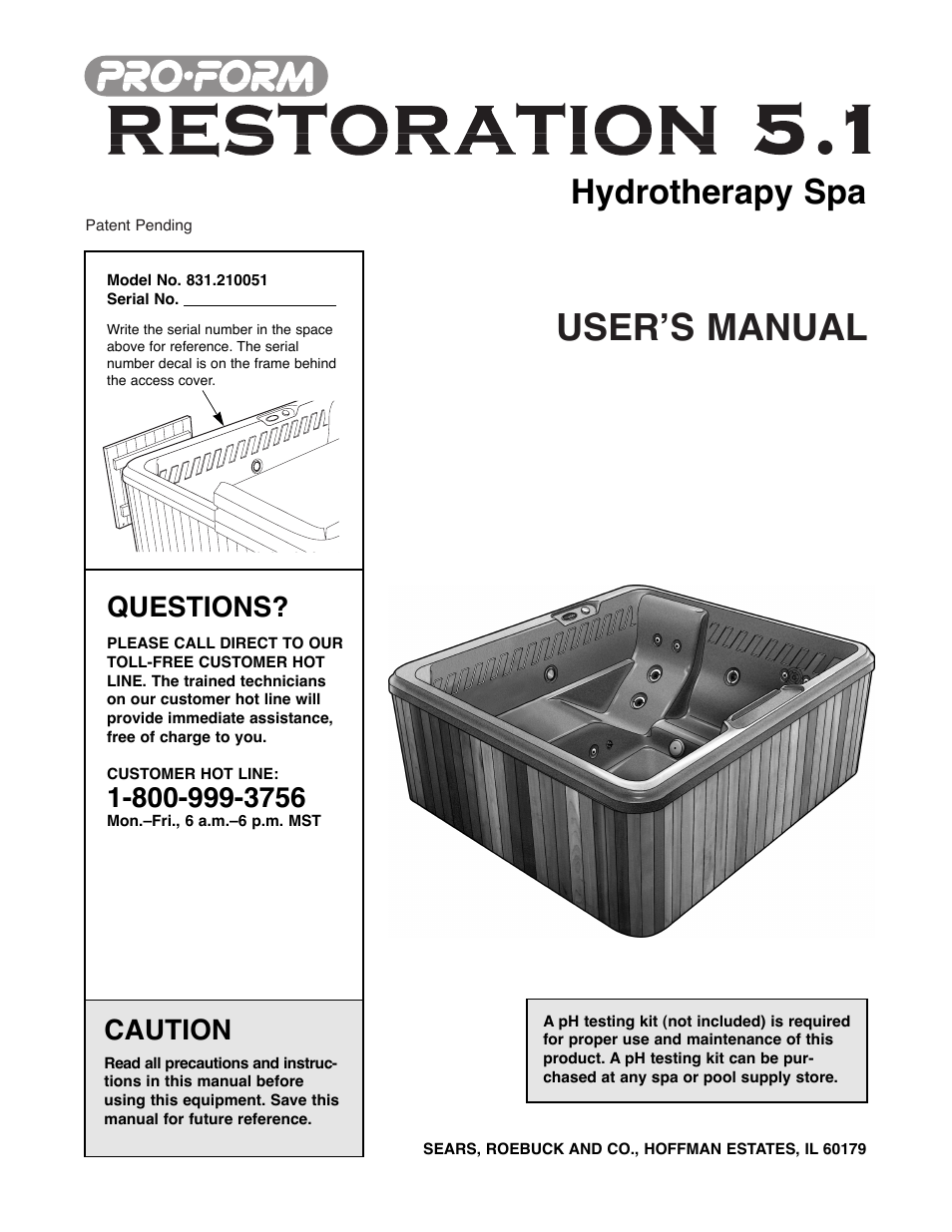 ProForm 831.210051 User Manual | 24 pages