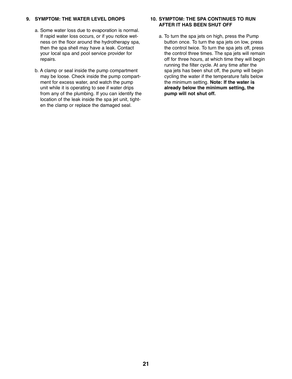 ProForm 831.210051 User Manual | Page 21 / 24