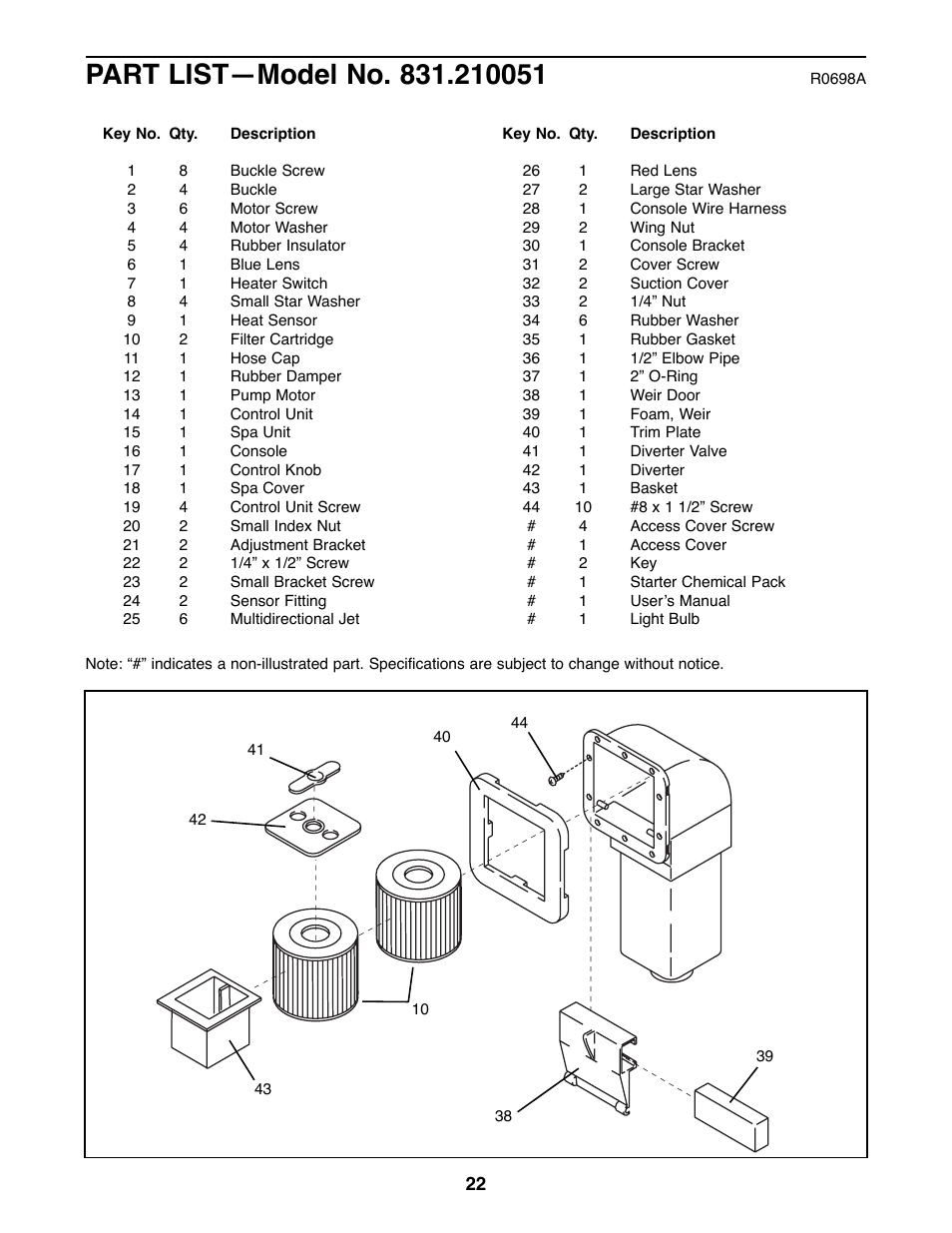 ProForm 831.210051 User Manual | Page 22 / 24