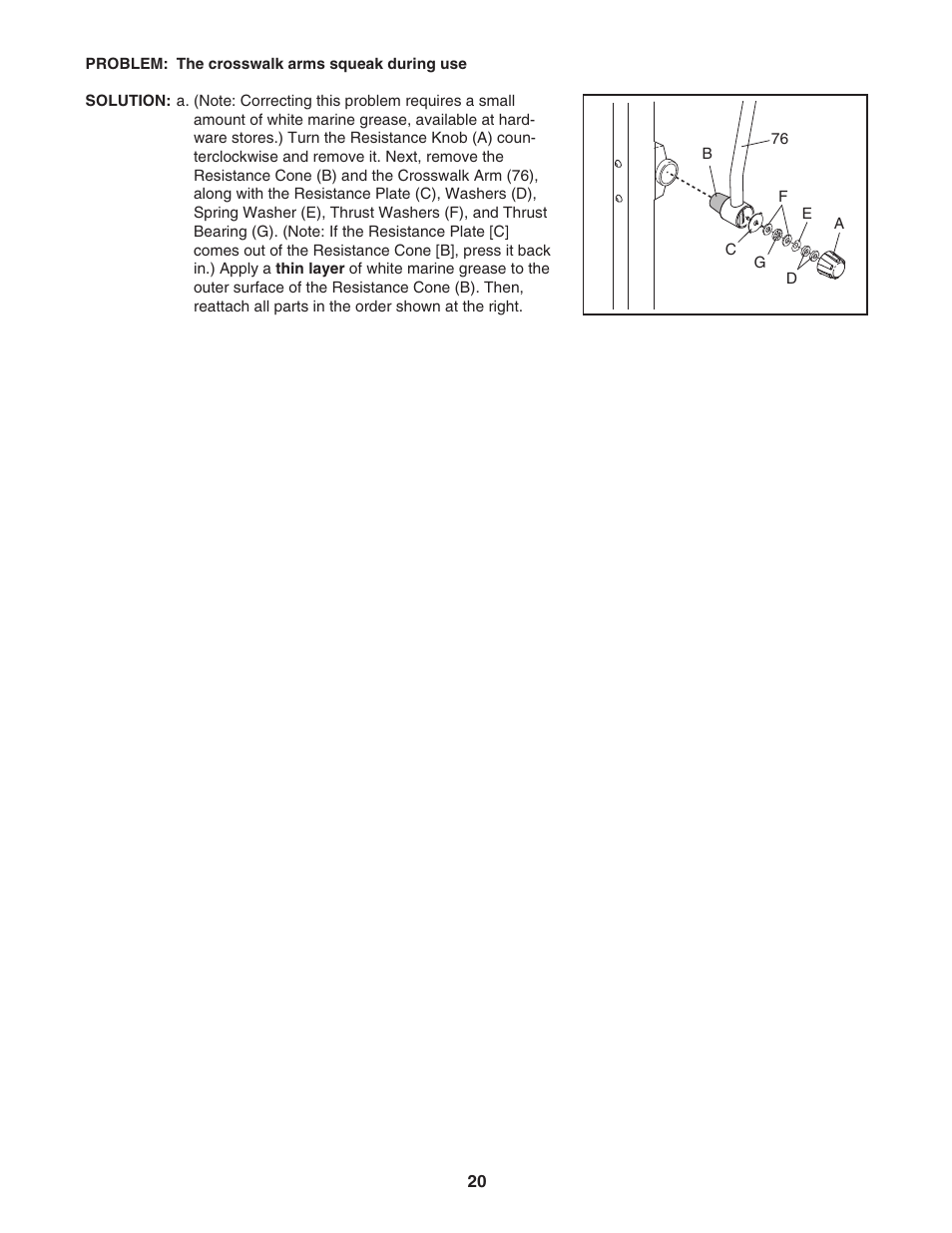 ProForm 831.24723.0 User Manual | Page 20 / 28