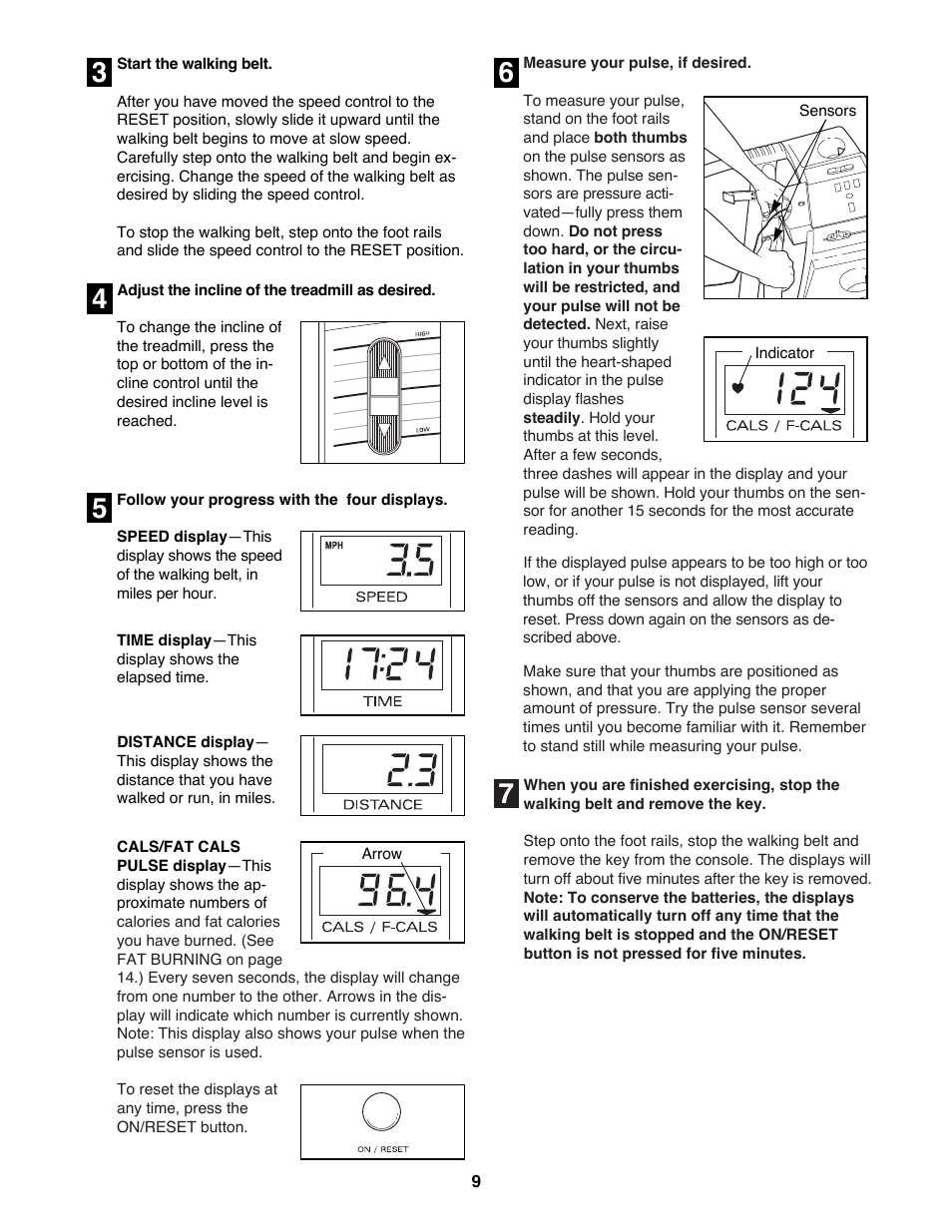 ProForm 490GS 831.299371 User Manual | Page 9 / 18