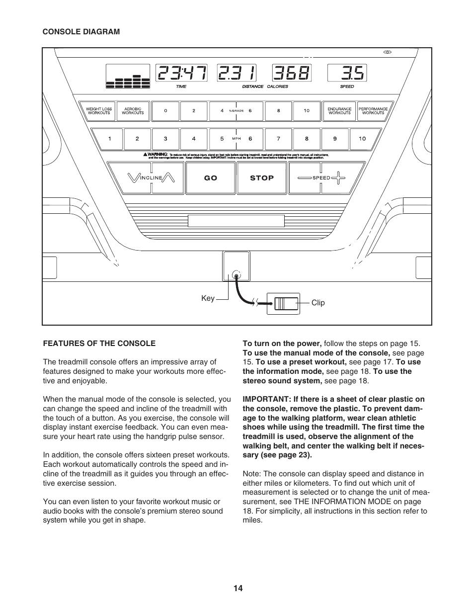 ProForm 665 E PFTL56507.0 User Manual | Page 14 / 32