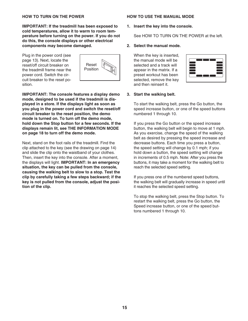 ProForm 665 E PFTL56507.0 User Manual | Page 15 / 32