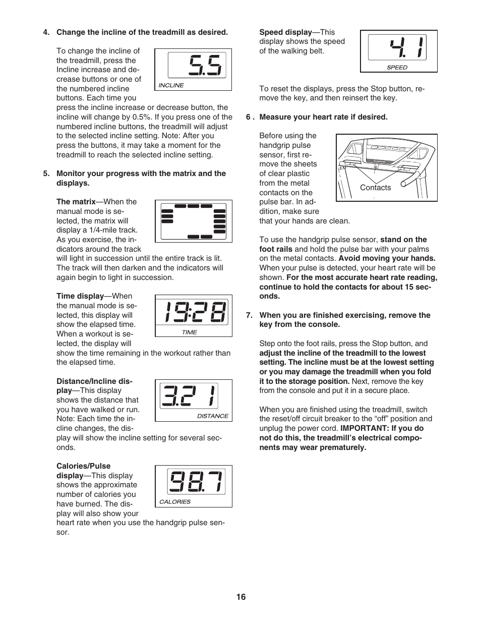 ProForm 665 E PFTL56507.0 User Manual | Page 16 / 32