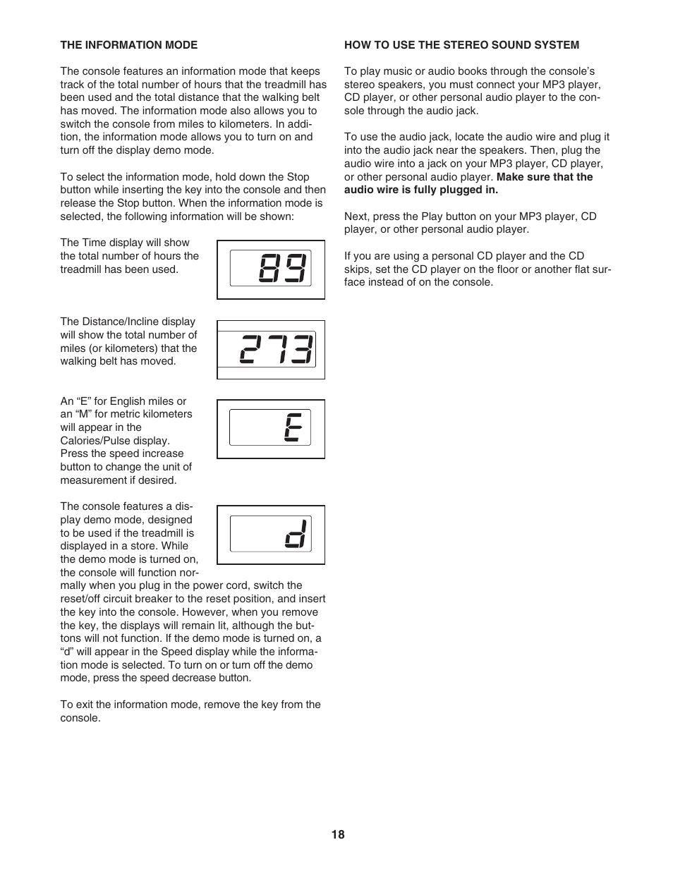 ProForm 665 E PFTL56507.0 User Manual | Page 18 / 32