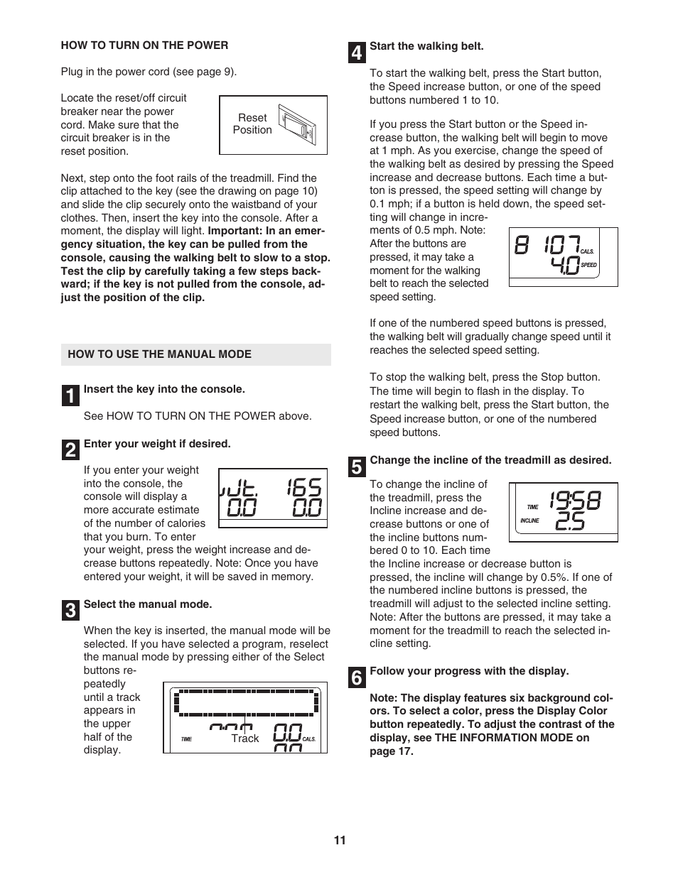 ProForm 831.24646.1 User Manual | Page 11 / 28