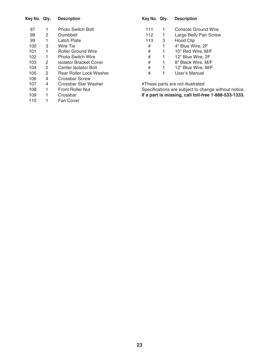 ProForm 831.24646.1 User Manual | Page 23 / 28